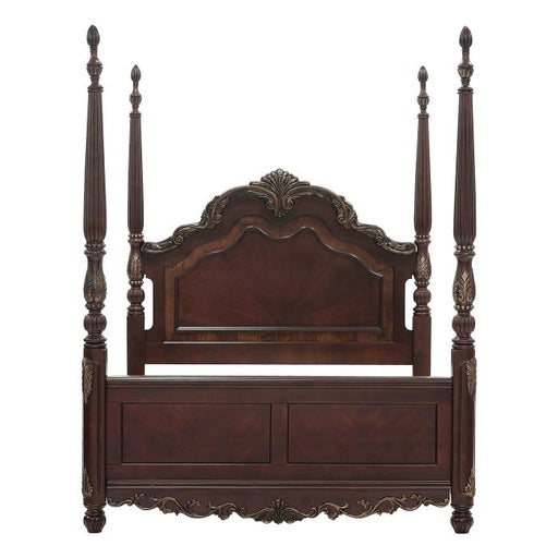 Frazier Park (4)Eastern King Poster Bed - Big's Furniture (NV) - Multi Location