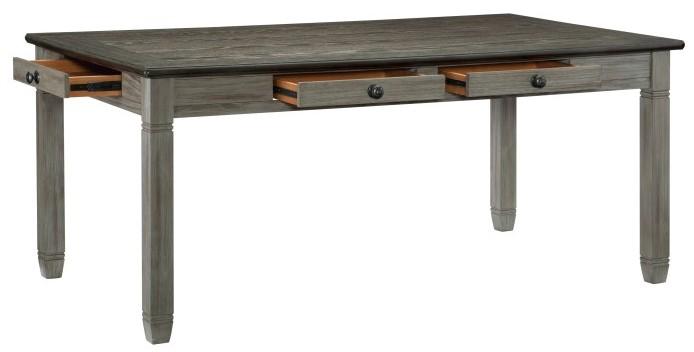 Granby Dining Table in Coffee and Antique Gray 5627GY-72 - Big's Furniture (NV) - Multi Location