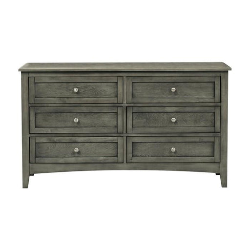 Garcia 6 Drawer Dresser in Gray 2046-5 - Big's Furniture (NV) - Multi Location