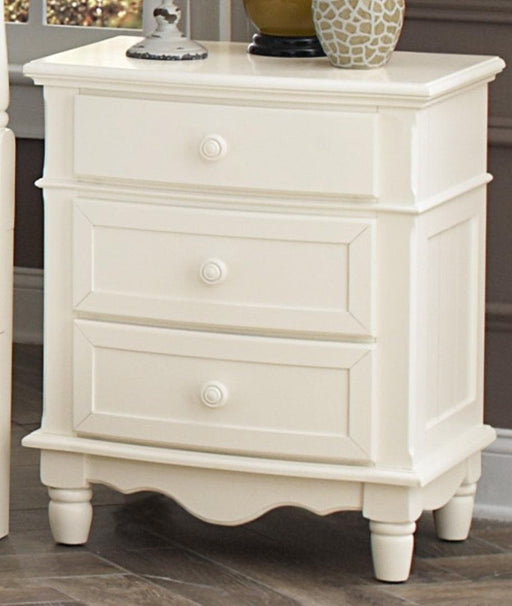 Clementine 3 Drawer Night Stand in White B1799-4 - Big's Furniture (NV) - Multi Location