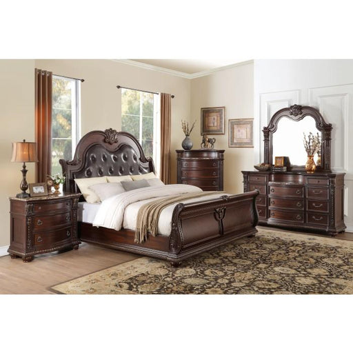 Cavalier (4)California King Sleigh Bed - Big's Furniture (NV) - Multi Location
