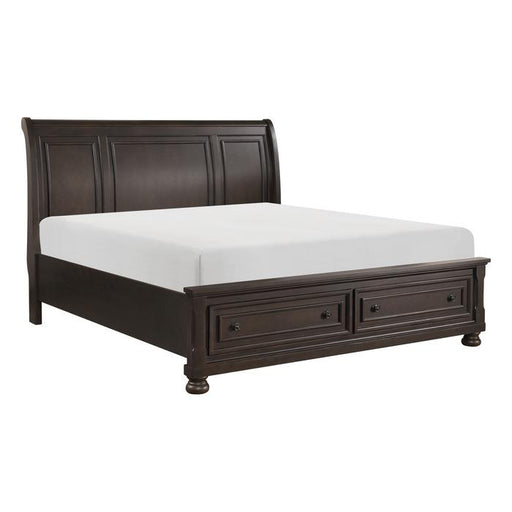 Begonia (3)California King Platform Bed with Footboard Storage - Big's Furniture (NV) - Multi Location