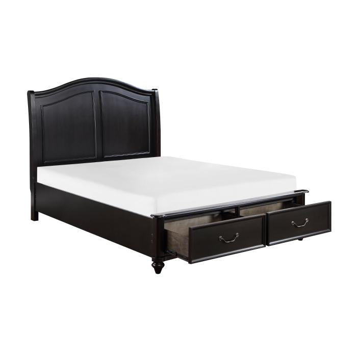 Herman (3) Eastern King Platform Bed with Footboard Storage - Big's Furniture (NV) - Multi Location