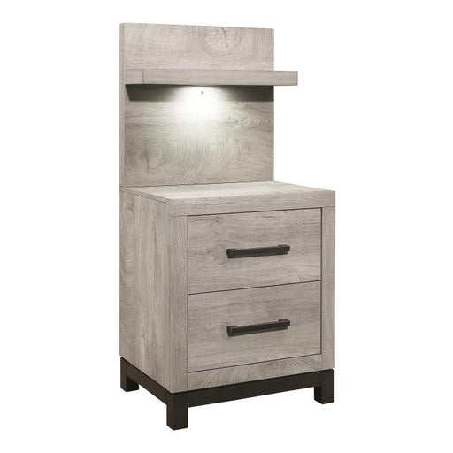 1577-4P-Bedroom (2) Night Stand with Wall Panel - Big's Furniture (NV) - Multi Location