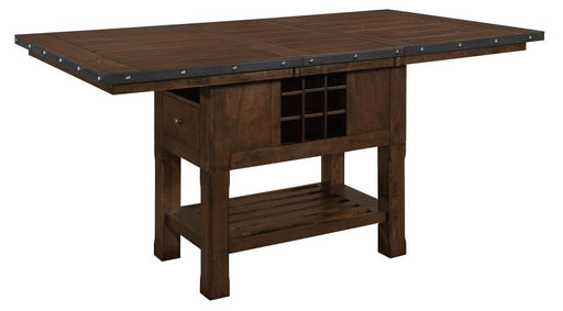 Schleiger Counter Height Dining Table in Dark Brown 5400-36XL - Big's Furniture (NV) - Multi Location