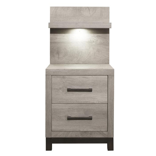 1577-4P-Bedroom (2) Night Stand with Wall Panel - Big's Furniture (NV) - Multi Location