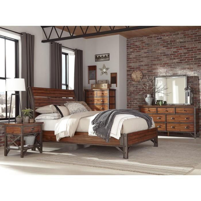 Holverson (3)California King Platform Bed - Big's Furniture (NV) - Multi Location