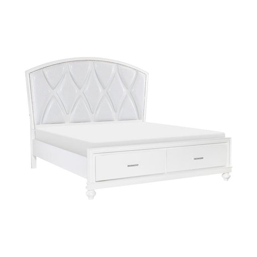 Aria (3) Queen Platform Bed with Footboard Storage - Big's Furniture (NV) - Multi Location