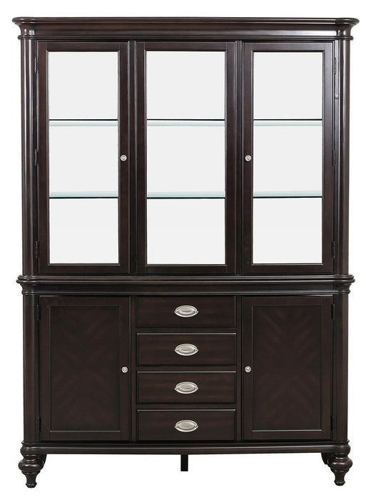Marston Buffet with Hutch in Dark Cherry 2615DC-50-55 - Big's Furniture (NV) - Multi Location