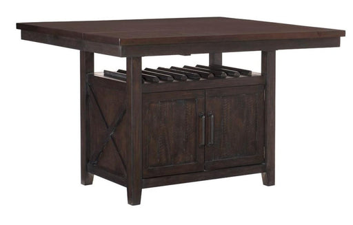 Oxton Counter Height Table in Dark Cherry 5655-36 - Big's Furniture (NV) - Multi Location