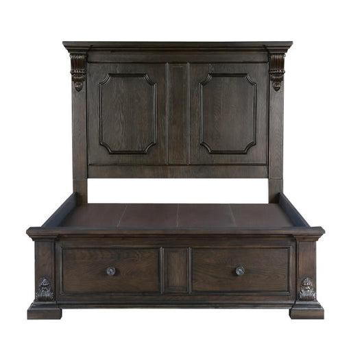 Cornwall (3) Queen Platform Bed with Footboard Storage - Big's Furniture (NV) - Multi Location