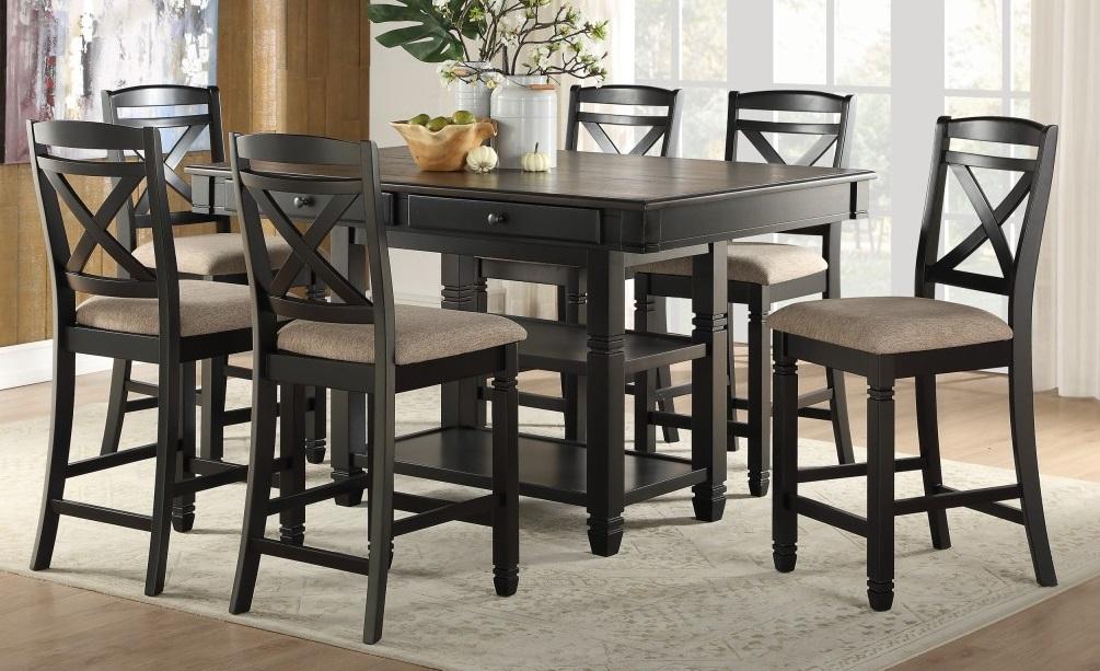 Baywater Counter Height Chair in Black (Set of 2) - Big's Furniture (NV) - Multi Location
