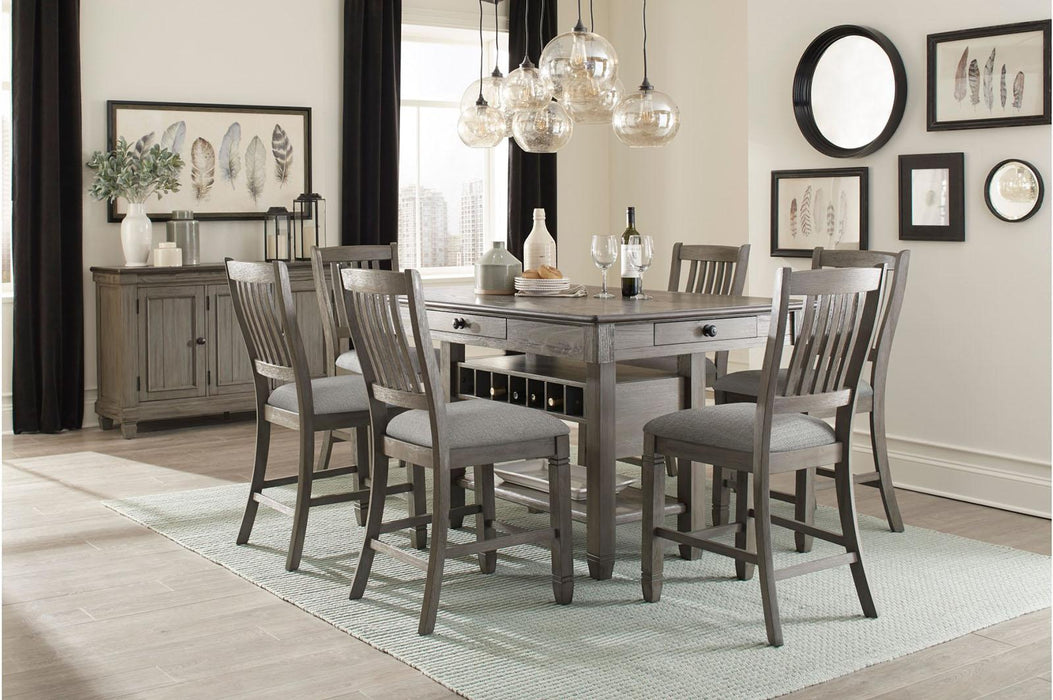 Granby Server in Coffee and Antique Gray 5627GY-40 - Big's Furniture (NV) - Multi Location