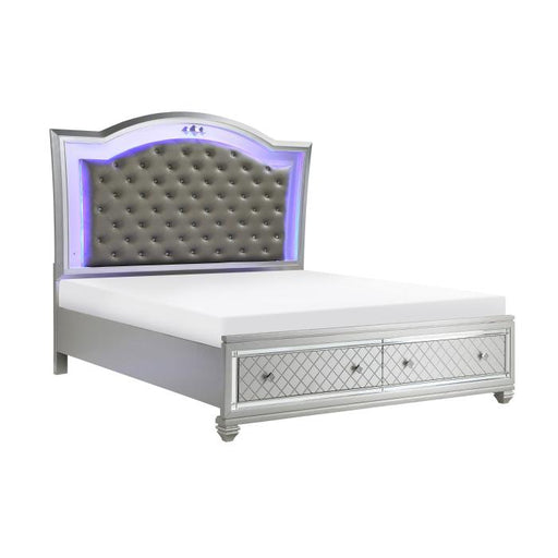 Leesa (3) Queen Platform Bed with Footboard Storage - Big's Furniture (NV) - Multi Location