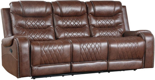 Putnam Double Reclining Sofa with Drop-Down in Brown 9405BR-3 - Big's Furniture (NV) - Multi Location