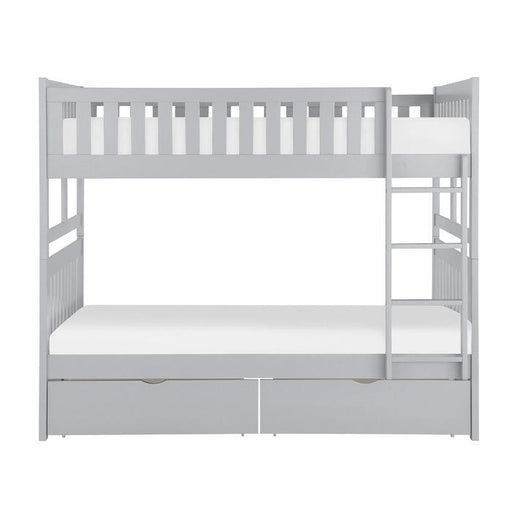 B2063FF-1T - (4) Full/Full Bunk Bed with Storage Boxes - Big's Furniture (NV) - Multi Location