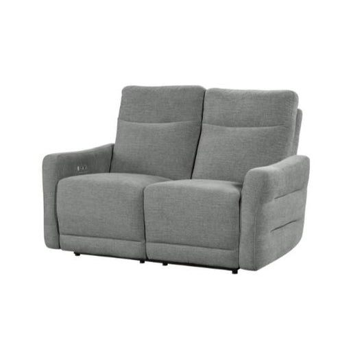 Edition Power Double Lay Flat Reclining Loveseat in Dove Grey 9804DV-2PWH - Big's Furniture (NV) - Multi Location