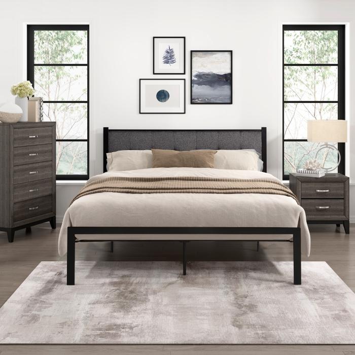 Samuel Queen Platform Bed - Big's Furniture (NV) - Multi Location