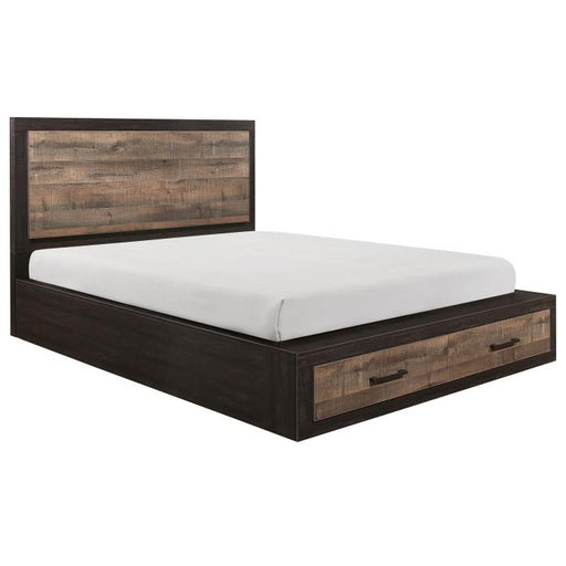 Miter (3)California King Platform Bed with Footboard Storage - Big's Furniture (NV) - Multi Location