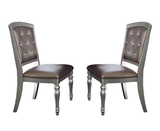 Orsina Side Chair in Silver (Set of 2) - Big's Furniture (NV) - Multi Location