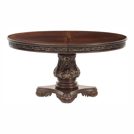 Deryn Park Round Dining Table in Dark Cherry 2243-76 - Big's Furniture (NV) - Multi Location