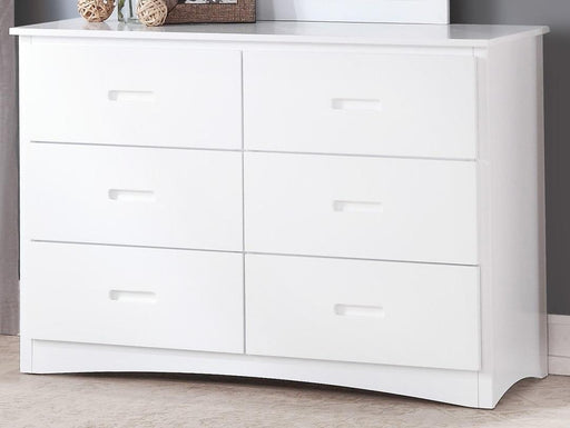 Galen 6 Drawer Dresser in White B2053W-5 - Big's Furniture (NV) - Multi Location