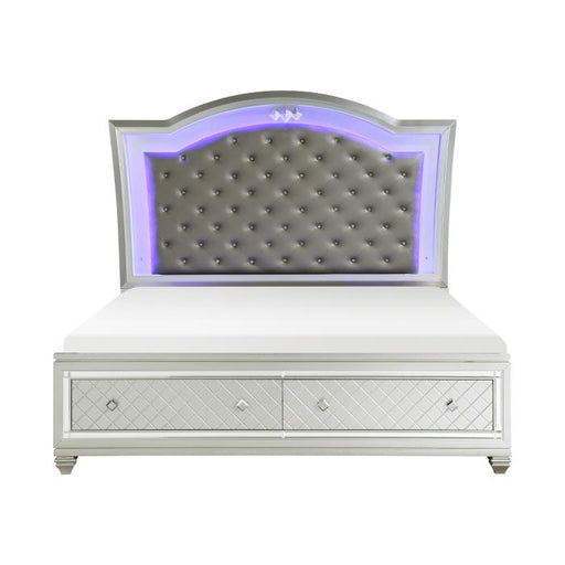 Leesa (3) Queen Platform Bed with Footboard Storage - Big's Furniture (NV) - Multi Location