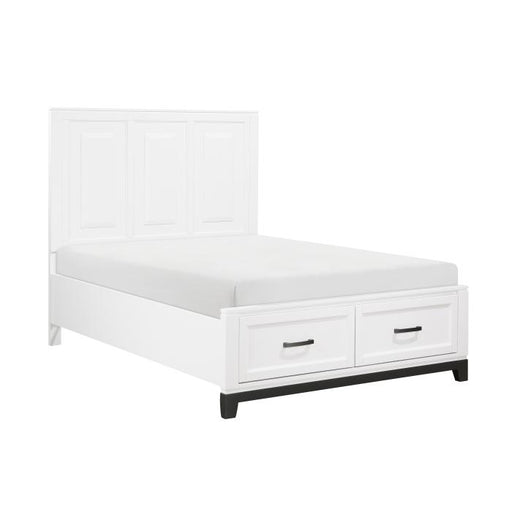 1450WHF-1-Youth (3) Full Platform Bed with Footboard Storage - Big's Furniture (NV) - Multi Location