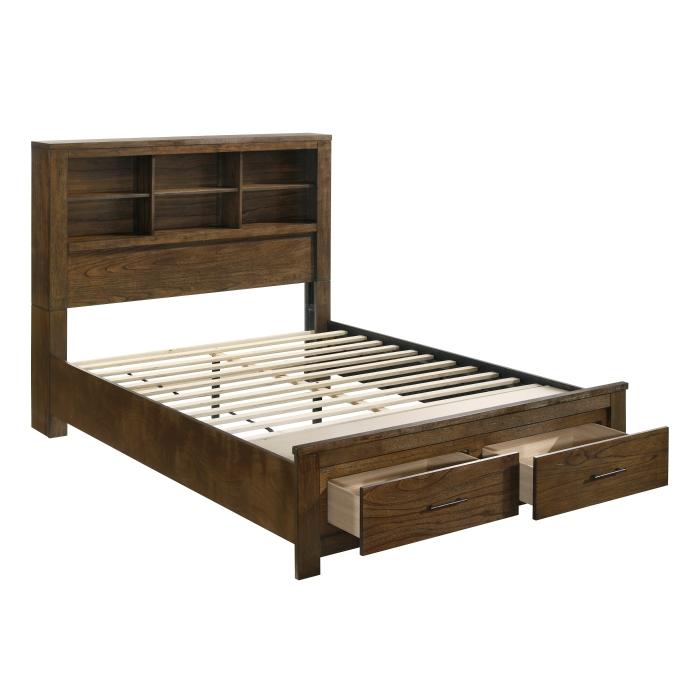 1592F-1-Bedroom (3) Full Platform Bed with Footboard Storage - Big's Furniture (NV) - Multi Location
