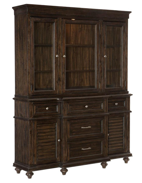 Cardano Buffet & Hutch in Charcoal 1689-50 - Big's Furniture (NV) - Multi Location