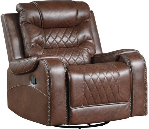 Putnam Swivel Glider Reclining Chair in Brown 9405BR-1 - Big's Furniture (NV) - Multi Location