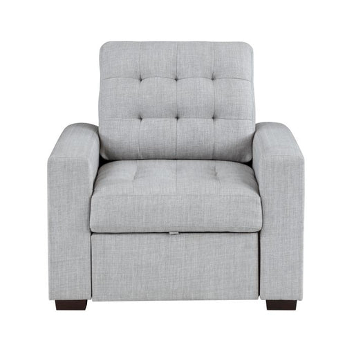 9916GY-1 - Chair with Pull-out Ottoman - Big's Furniture (NV) - Multi Location