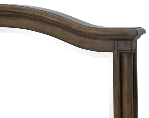 Rachelle Mirror in Weathered Pecan 1693-6 - Big's Furniture (NV) - Multi Location