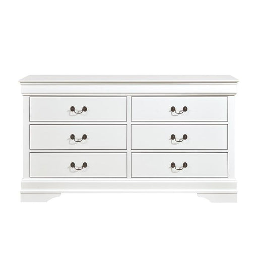 Mayville 6 Drawer Dresser in White 2147W-5 - Big's Furniture (NV) - Multi Location