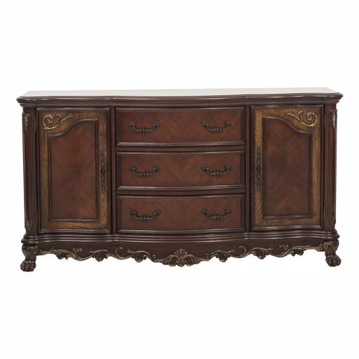 Deryn Park Buffet/Server in Dark Cherry 2243-55 - Big's Furniture (NV) - Multi Location
