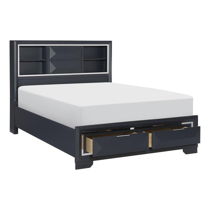 Rosemont (3) Eastern King Platform Bed with Footboard Storage - Big's Furniture (NV) - Multi Location