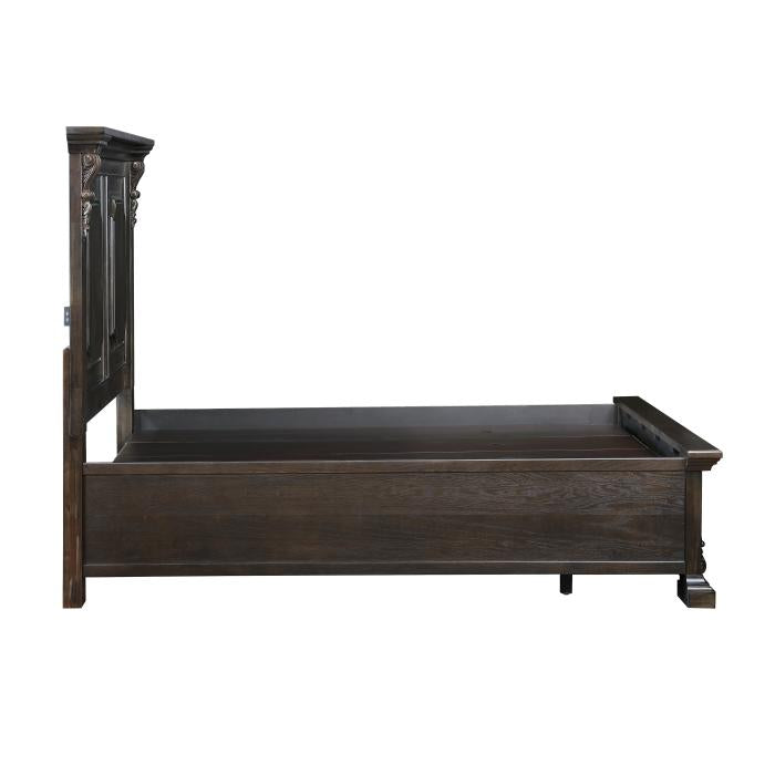 Cornwall (3) Queen Platform Bed with Footboard Storage - Big's Furniture (NV) - Multi Location