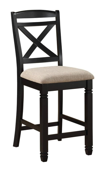Baywater Counter Height Chair in Black (Set of 2) - Big's Furniture (NV) - Multi Location