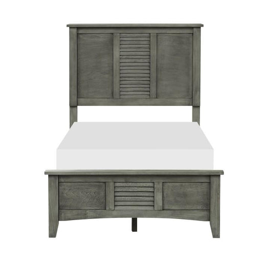 Garcia Twin Panel Bed in Gray 2046T-1 - Big's Furniture (NV) - Multi Location