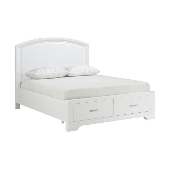 1520WHF-1-Youth (3) Full Platform Bed with Footboard Storage - Big's Furniture (NV) - Multi Location