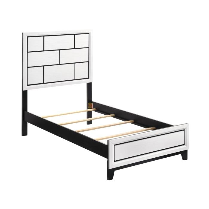 1645WHT-1-Youth (2) Twin Bed - Big's Furniture (NV) - Multi Location