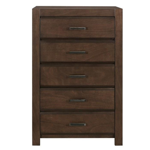 Erwan 5 Drawer Chest in Dark Walnut 1961-9 - Big's Furniture (NV) - Multi Location