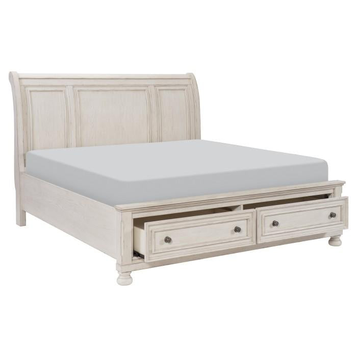 Bethel (3) Queen Platform Bed with Footboard Storage - Big's Furniture (NV) - Multi Location