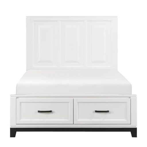1450WHF-1-Youth (3) Full Platform Bed with Footboard Storage - Big's Furniture (NV) - Multi Location
