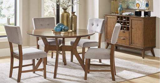 Edam Round Dining Table in Light Oak 5492-52 - Big's Furniture (NV) - Multi Location
