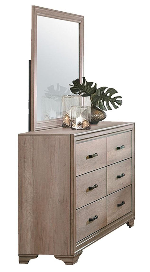 Lonan Mirror in Natural 1955-6 - Big's Furniture (NV) - Multi Location