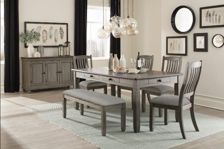 Granby Dining Table in Coffee and Antique Gray 5627GY-72 - Big's Furniture (NV) - Multi Location