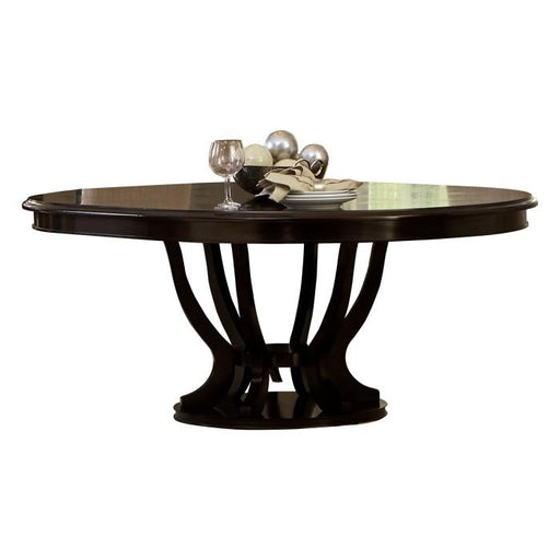 Savion Round/Oval Dining Table in Espresso 5494-76 - Big's Furniture (NV) - Multi Location