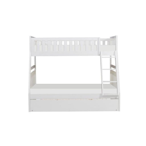 Galen Twin/Full Bunk Bed w/ Twin Trundle in White B2053TFW-1R - Big's Furniture (NV) - Multi Location