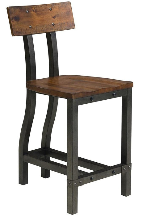 Holverson Counter Height Chair in Rustic Brown (Set of 2) - Big's Furniture (NV) - Multi Location